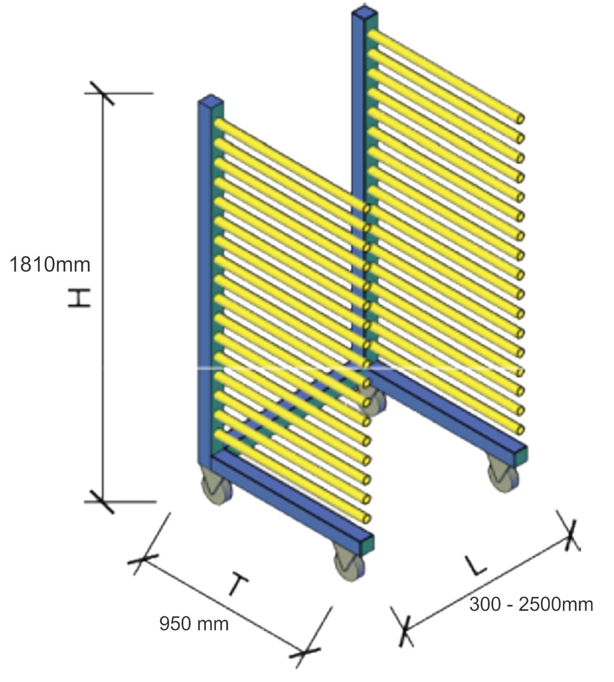 Shelf car Eurosys Basic