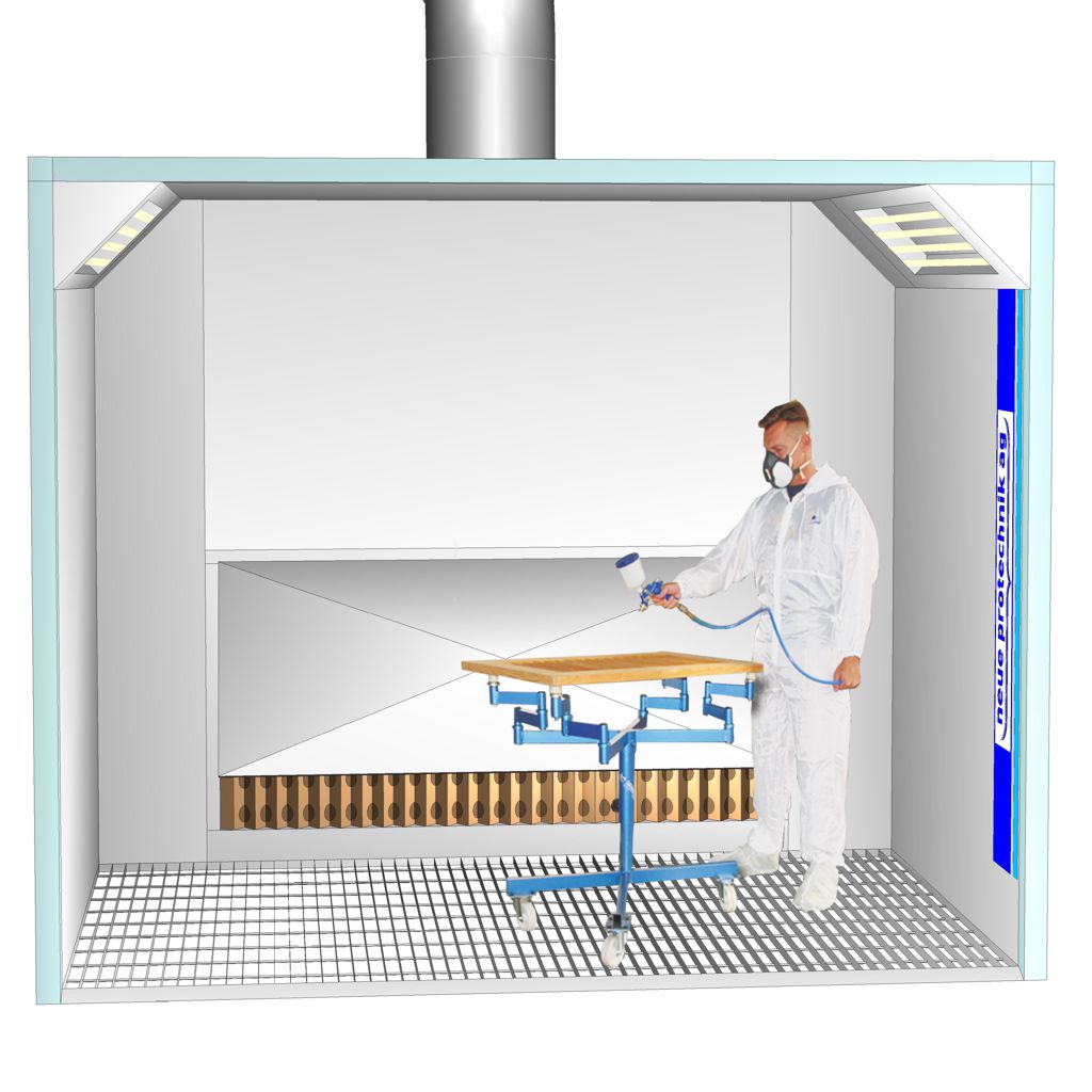 EuroSys painting stand with stem