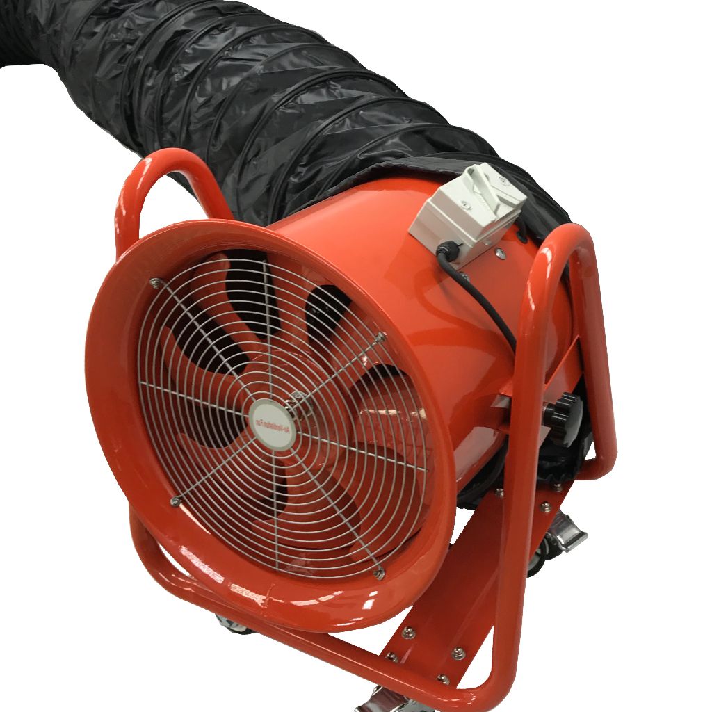 Mobile air blower - air output of 7000 - 15000m3/h