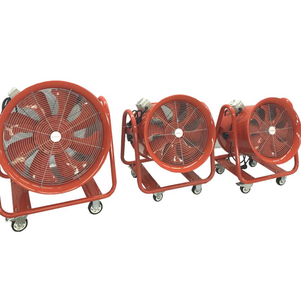 Mobile air blower - air output of 7000 - 15000m3/h