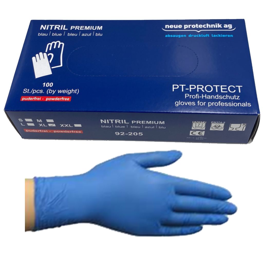 Disposable gloves, nitrile, powder -free