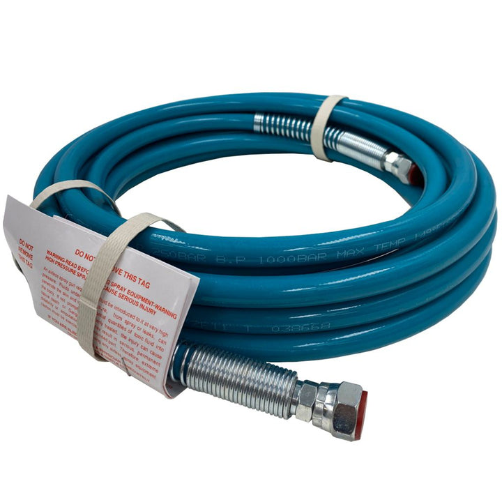 Airless hose NW4 for water and solvent based paints, stainless steel connection