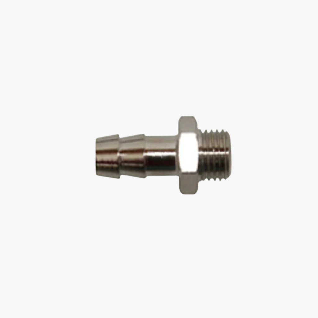 Slope flash with exterior thread - brass nickel -plated