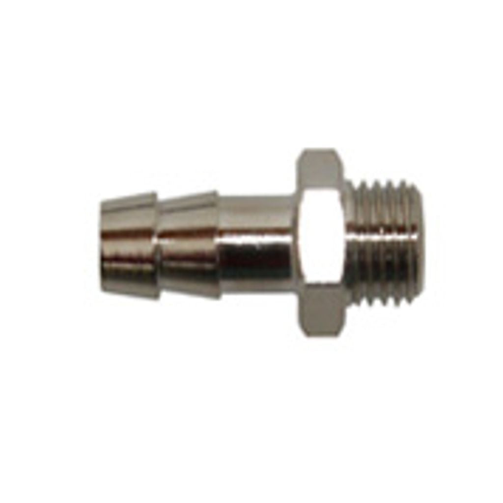 Slope flash with exterior thread - brass nickel -plated