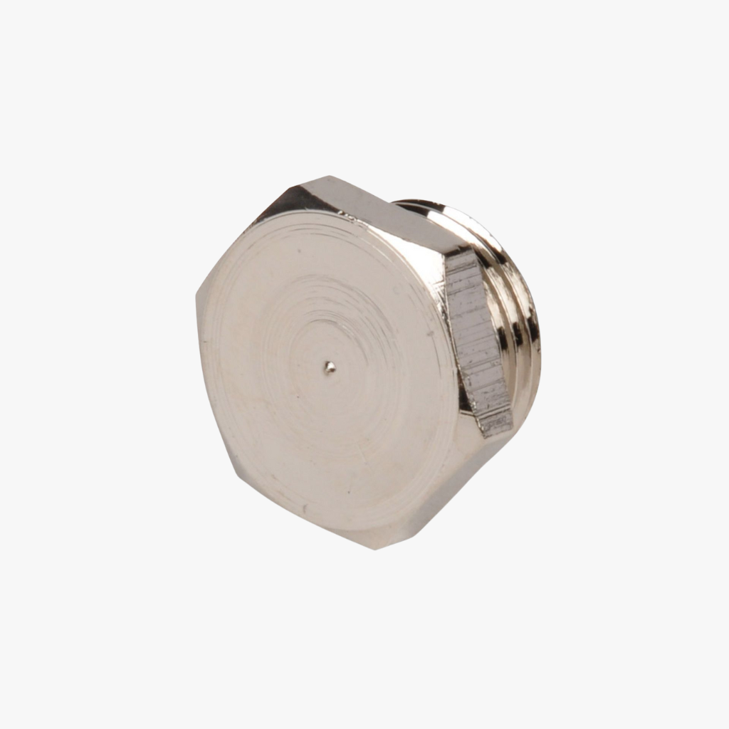 Locker plug - brass nickel -plated - from;