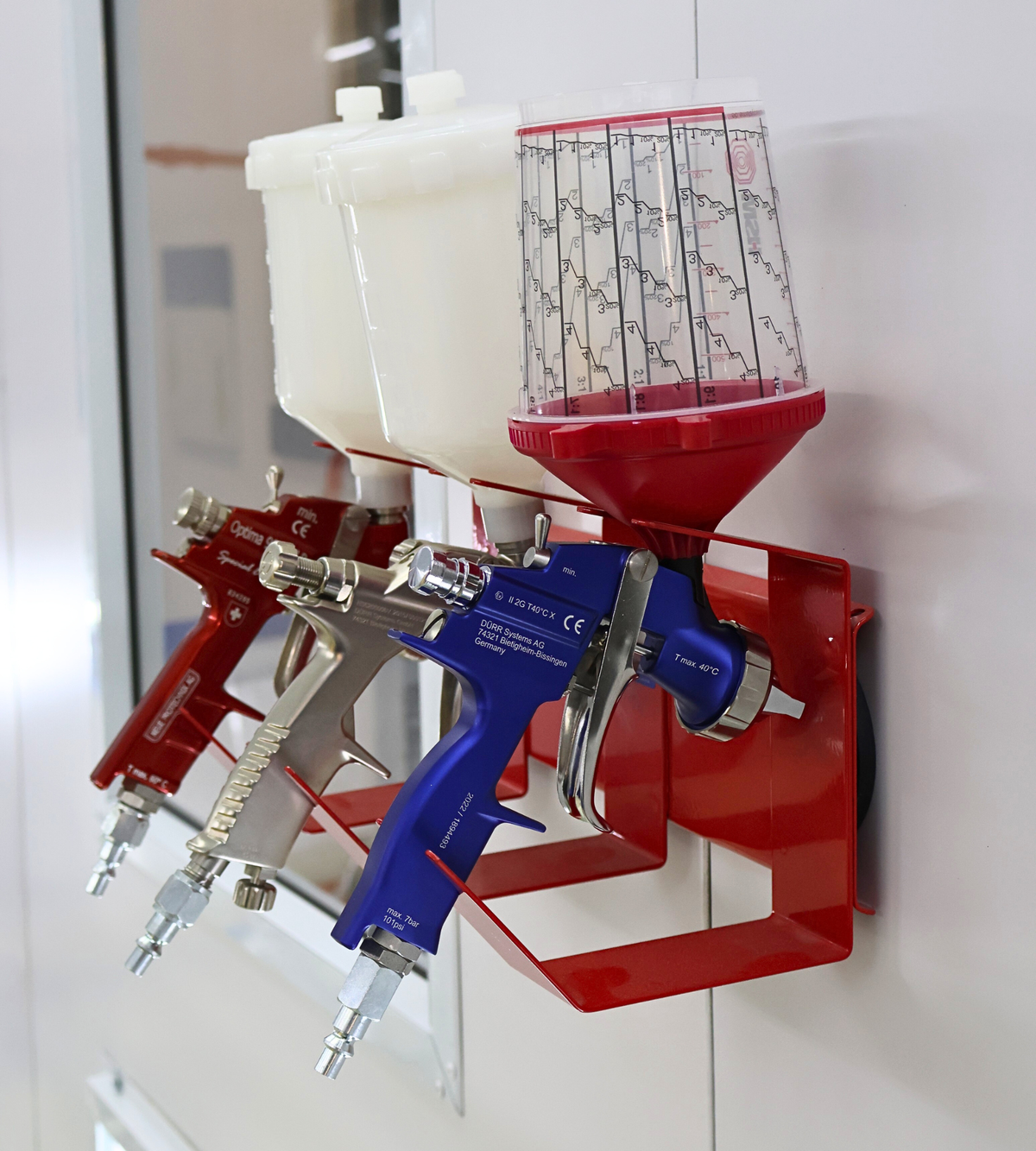 Lackierpistolenhalter mit starkem Magnet