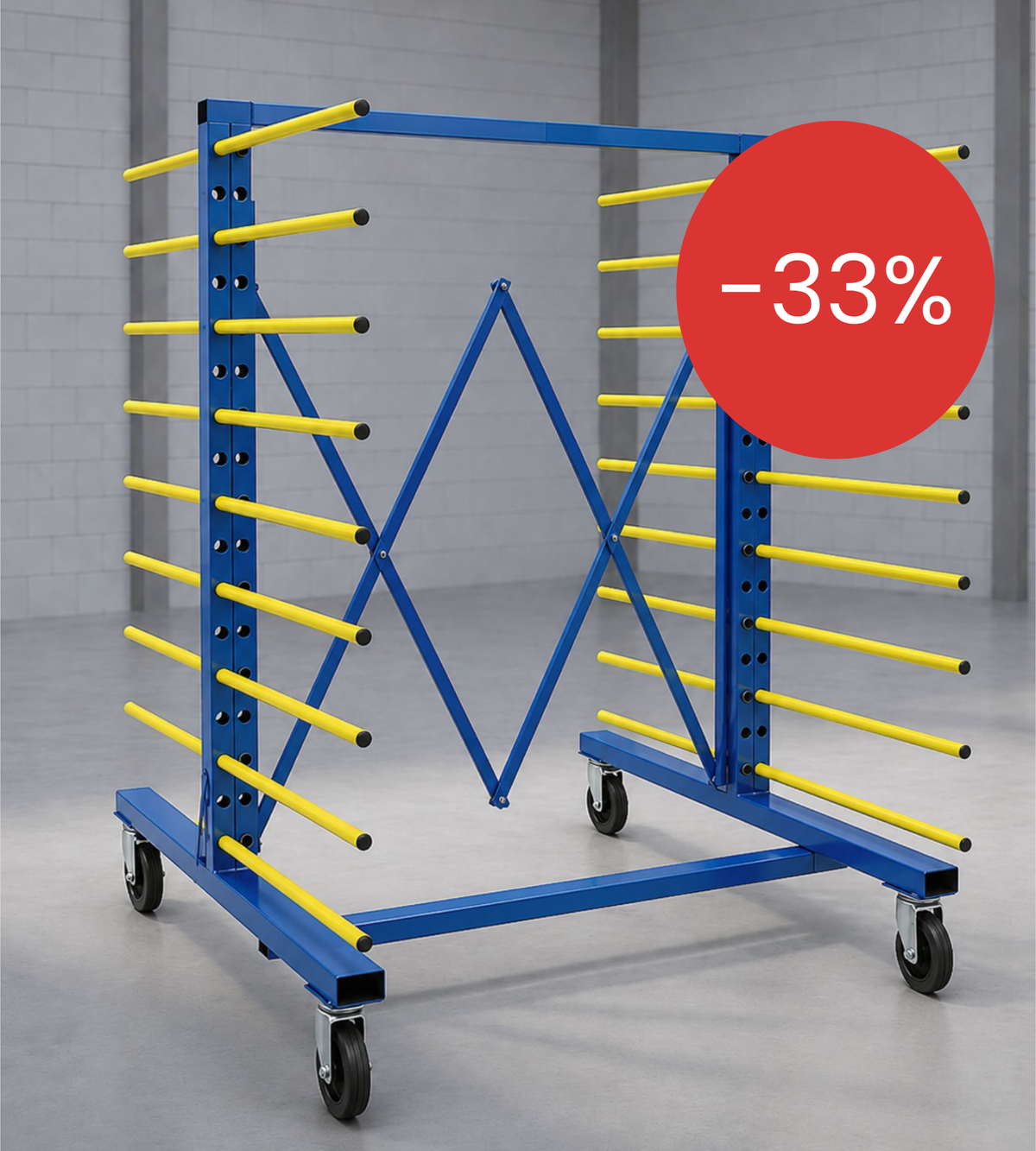 EuroSys Forte paint drying trolley