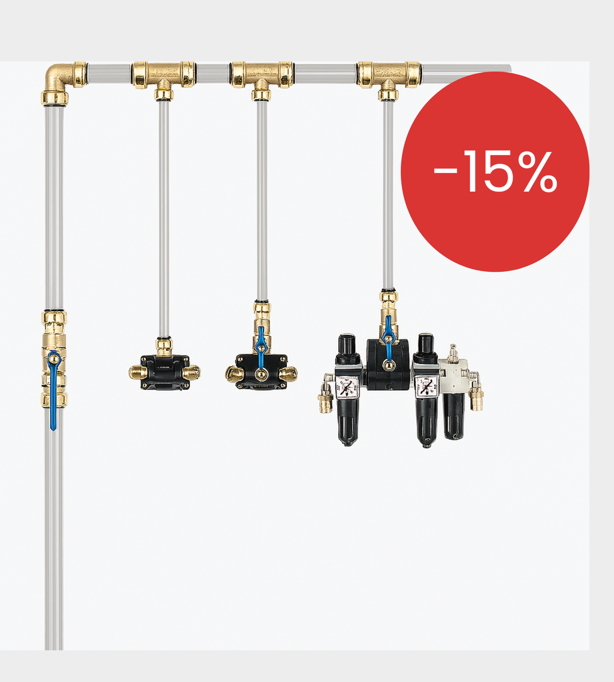 Druckluft-Rohrleitungssystem Sale